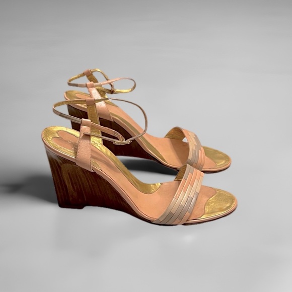 Fendi Wooden Wedges - Picture 1 of 11